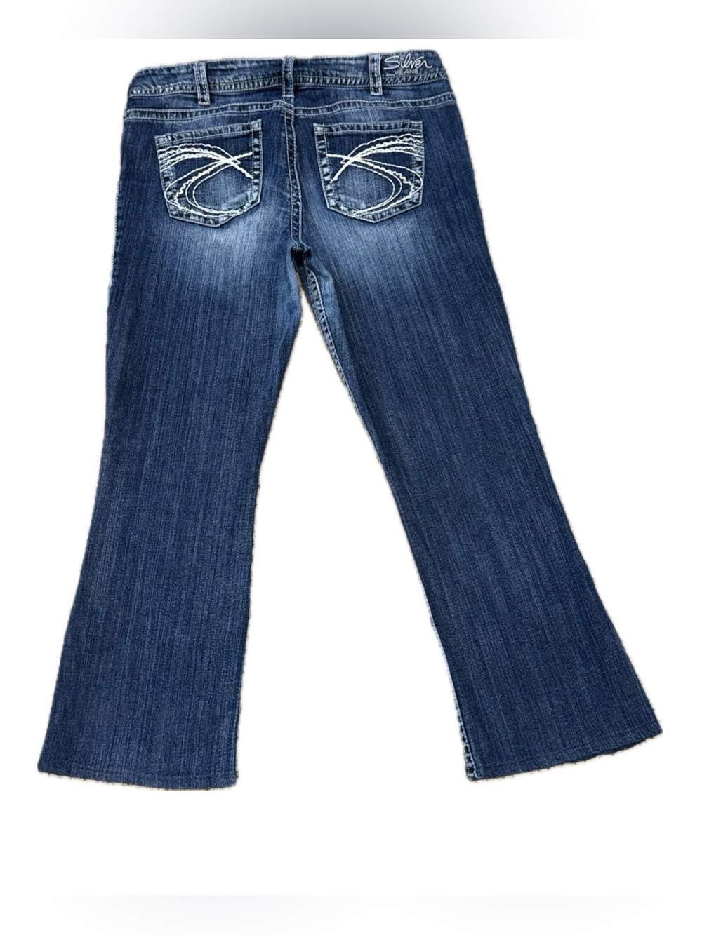 SILVER SUKI Bootcut Medium Wash Y2K Flare Jeans | Sz Tag Missing: Measures 36x28